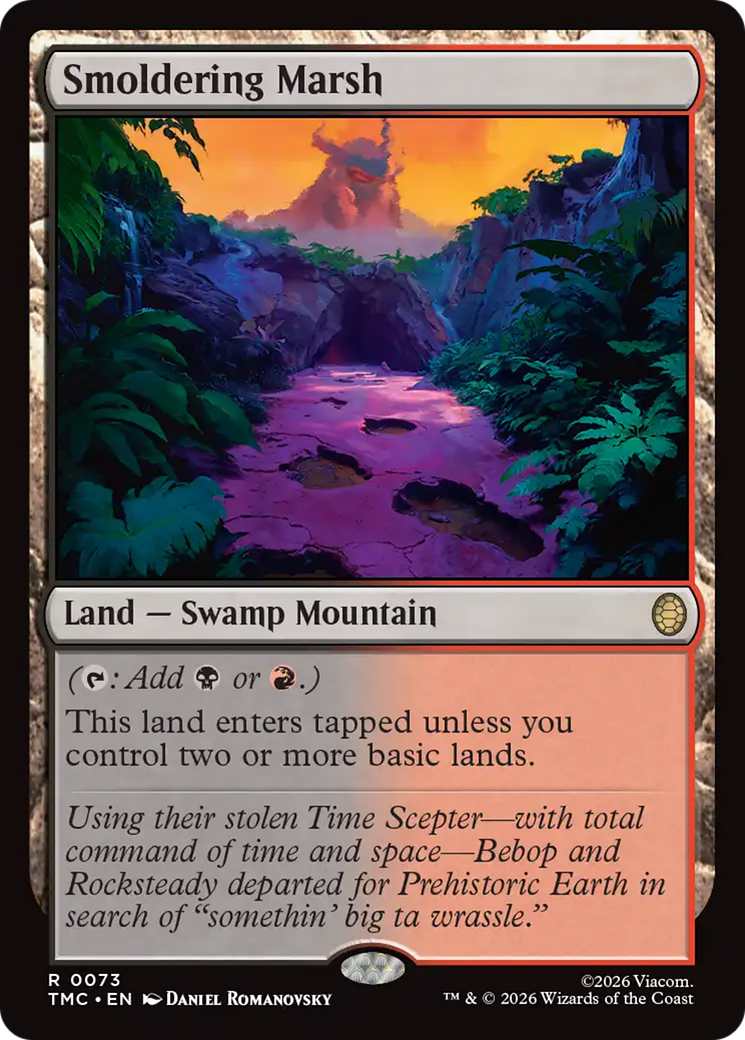 Smoldering Marsh [Teenage Mutant Ninja Turtles Commander] | Tabernacle Games