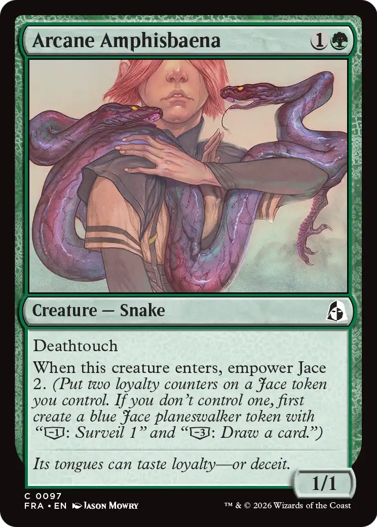 Arcane Amphisbaena [Reality Fracture] | Tabernacle Games