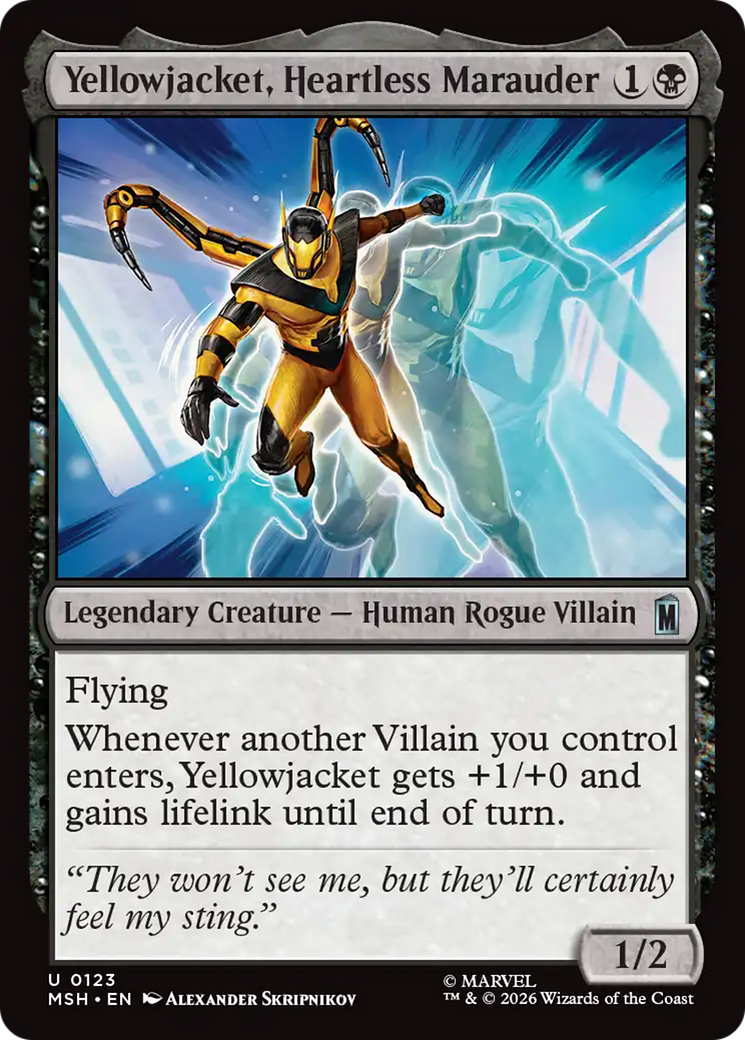 Yellowjacket, Heartless Marauder [Marvel Super Heroes] | Tabernacle Games
