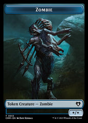 Human Soldier // Zombie (0013) Double-Sided Token [Commander Masters Tokens] | Tabernacle Games