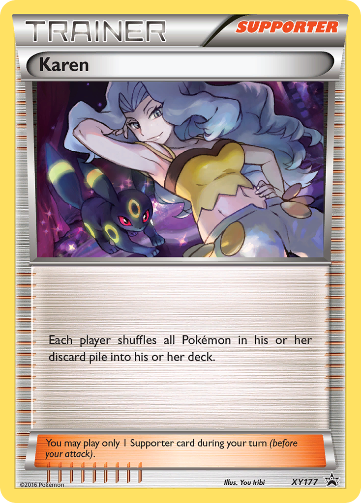 Karen (XY177) [XY: Black Star Promos] | Tabernacle Games