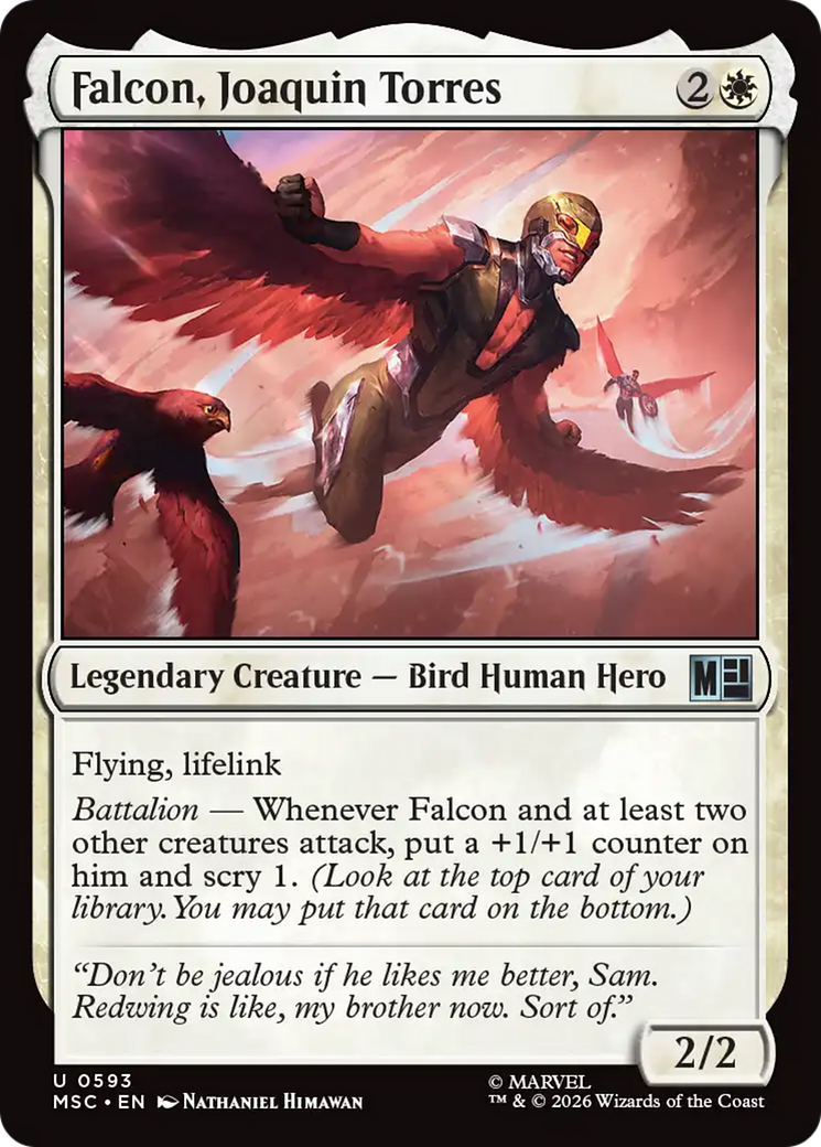 Falcon, Joaquin Torres [Marvel Super Heroes Commander] | Tabernacle Games