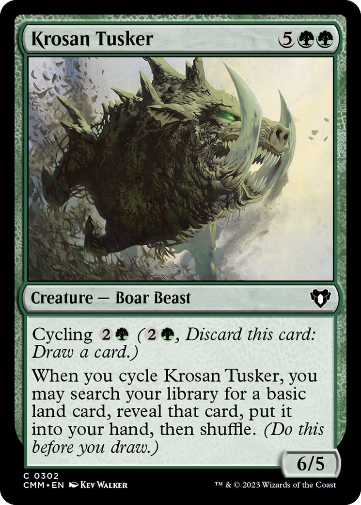 Krosan Tusker [Commander Masters] | Tabernacle Games