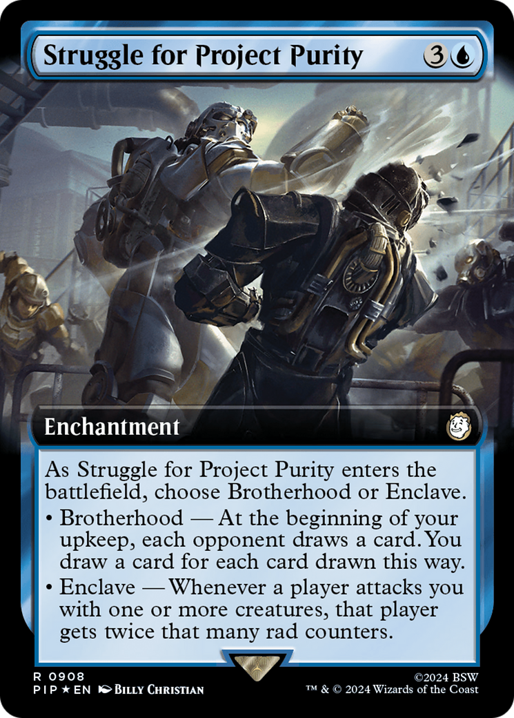 Struggle for Project Purity (Extended Art) (Surge Foil) [Fallout] | Tabernacle Games