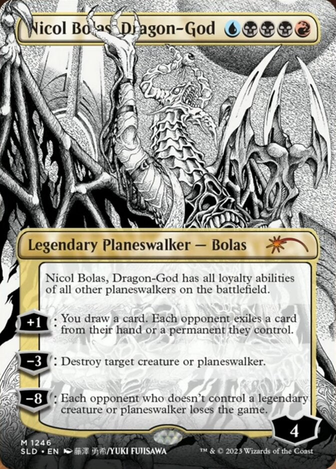 Nicol Bolas, Dragon-God (Borderless) [Secret Lair Drop Series] | Tabernacle Games