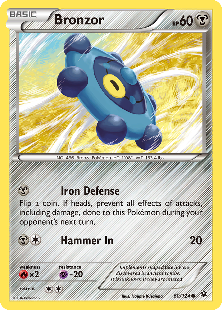 Bronzor (60/124) [XY: Fates Collide] | Tabernacle Games