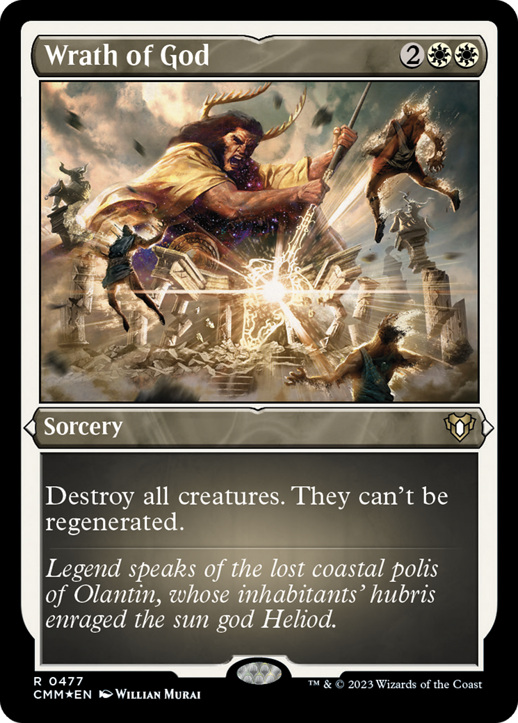 Wrath of God (Foil Etched) [Commander Masters] | Tabernacle Games