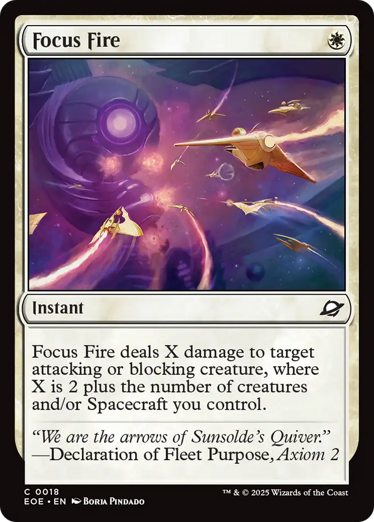 Focus Fire [Edge of Eternities] | Tabernacle Games