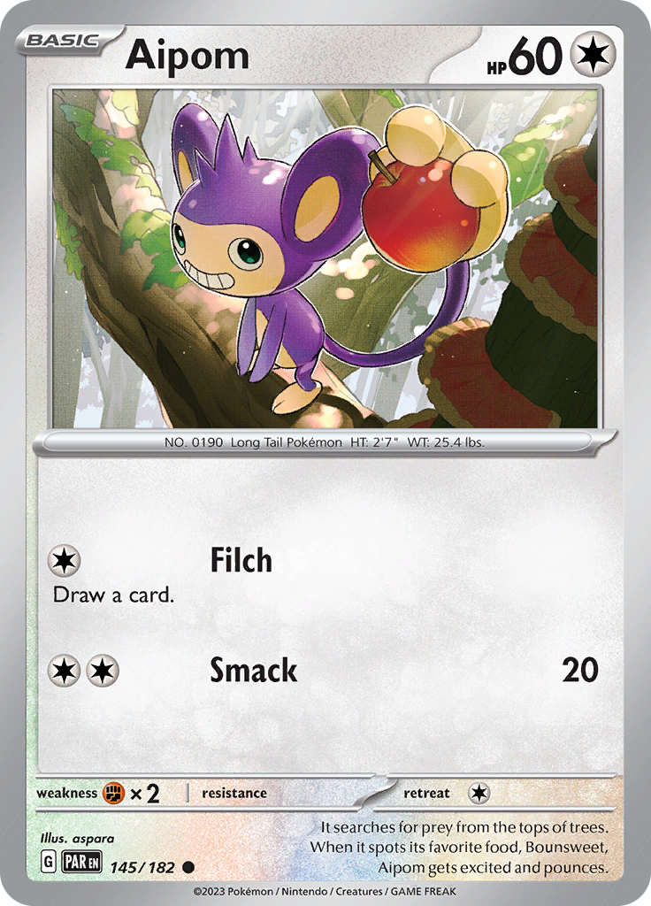 Aipom (145/182) [Scarlet & Violet: Paradox Rift] | Tabernacle Games