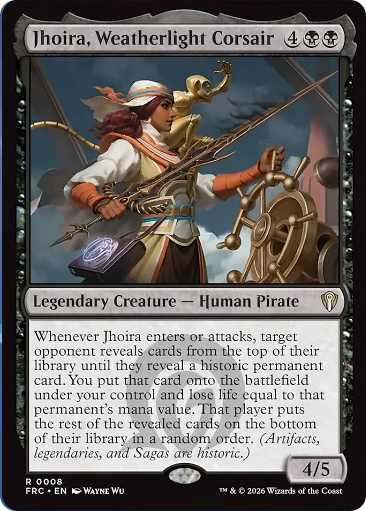 Jhoira, Weatherlight Corsair [Reality Fracture Commander] | Tabernacle Games