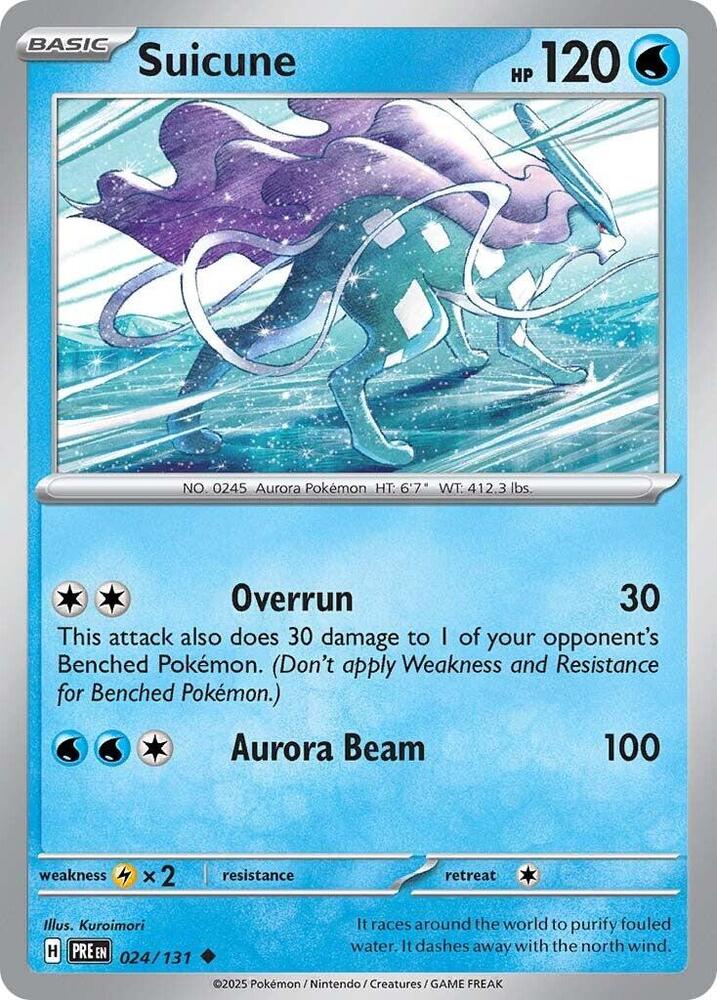 Suicune (024/131) [Scarlet & Violet: Prismatic Evolutions] | Tabernacle Games