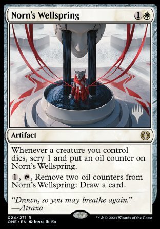 Norn's Wellspring (Promo Pack) [Phyrexia: All Will Be One Promos] | Tabernacle Games