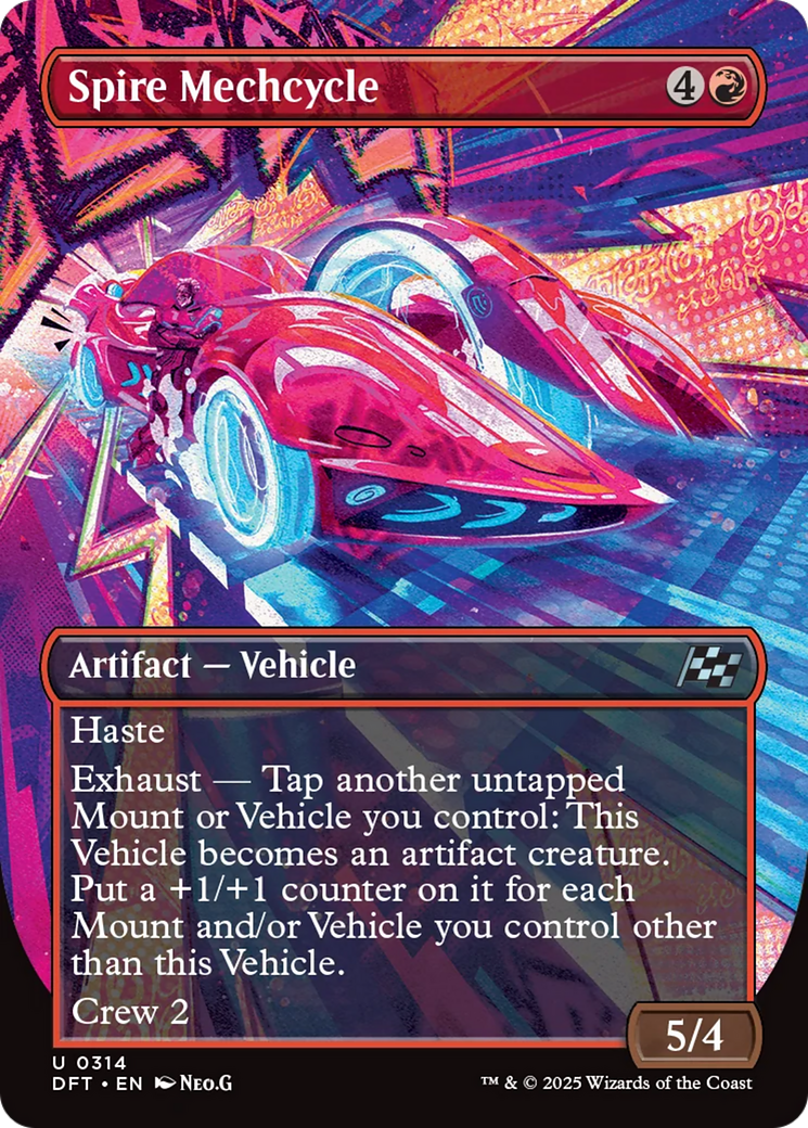 Spire Mechcycle (Borderless) [Aetherdrift] | Tabernacle Games