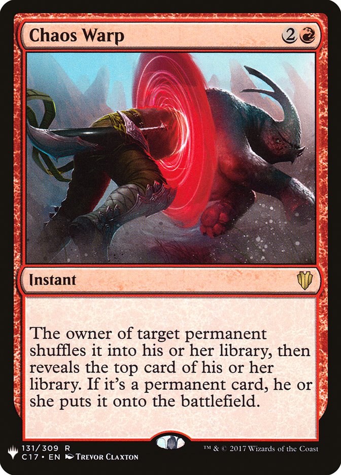 Chaos Warp (C17) [The List] | Tabernacle Games