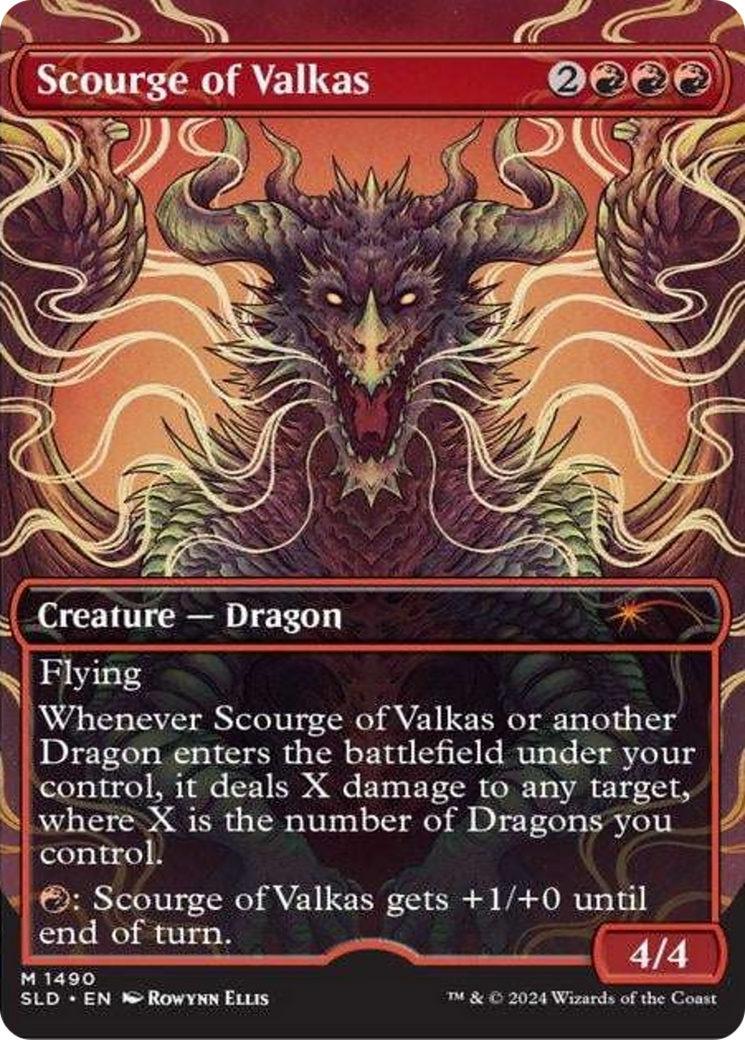 Scourge of Valkas (Rainbow Foil) [Secret Lair Drop Series] | Tabernacle Games