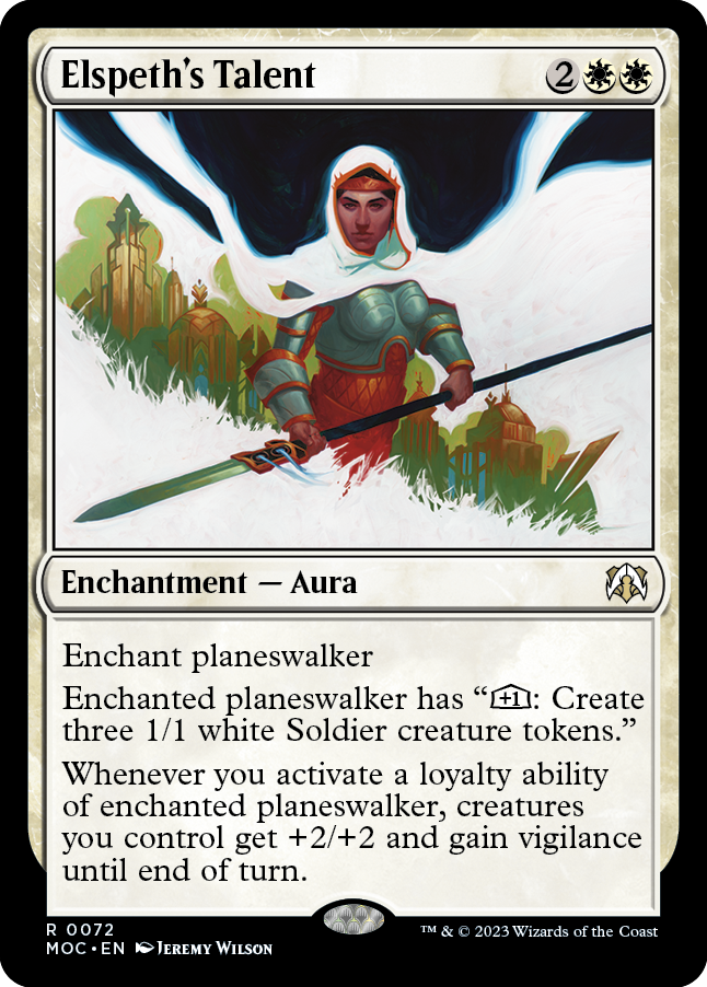Elspeth's Talent [March of the Machine Commander] | Tabernacle Games