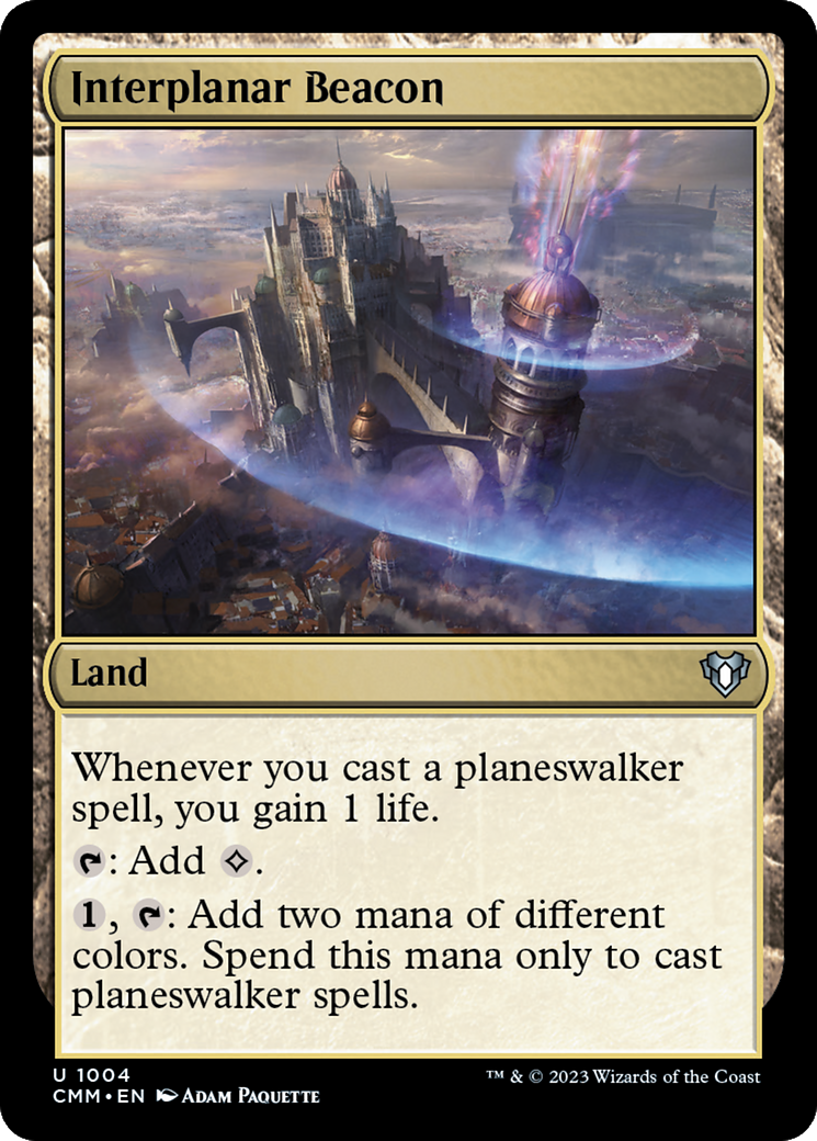 Interplanar Beacon [Commander Masters] | Tabernacle Games