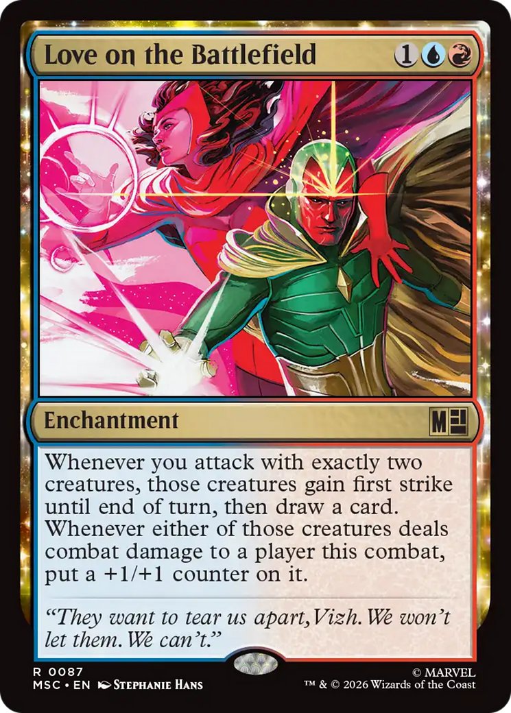 Love on the Battlefield (Surge Foil) [Marvel Super Heroes Commander] | Tabernacle Games