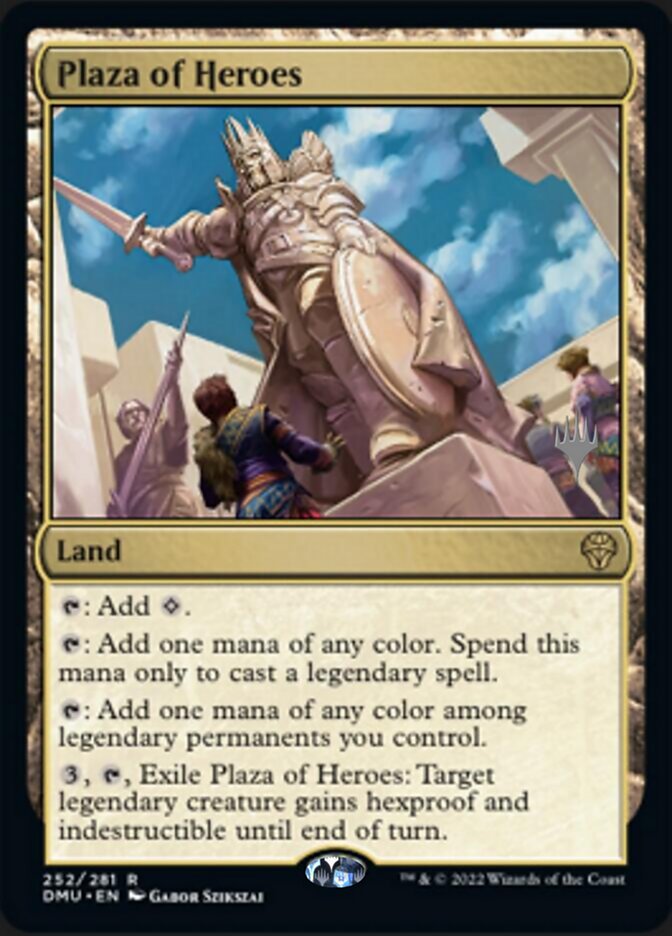 Plaza of Heroes (Promo Pack) [Dominaria United Promos] | Tabernacle Games