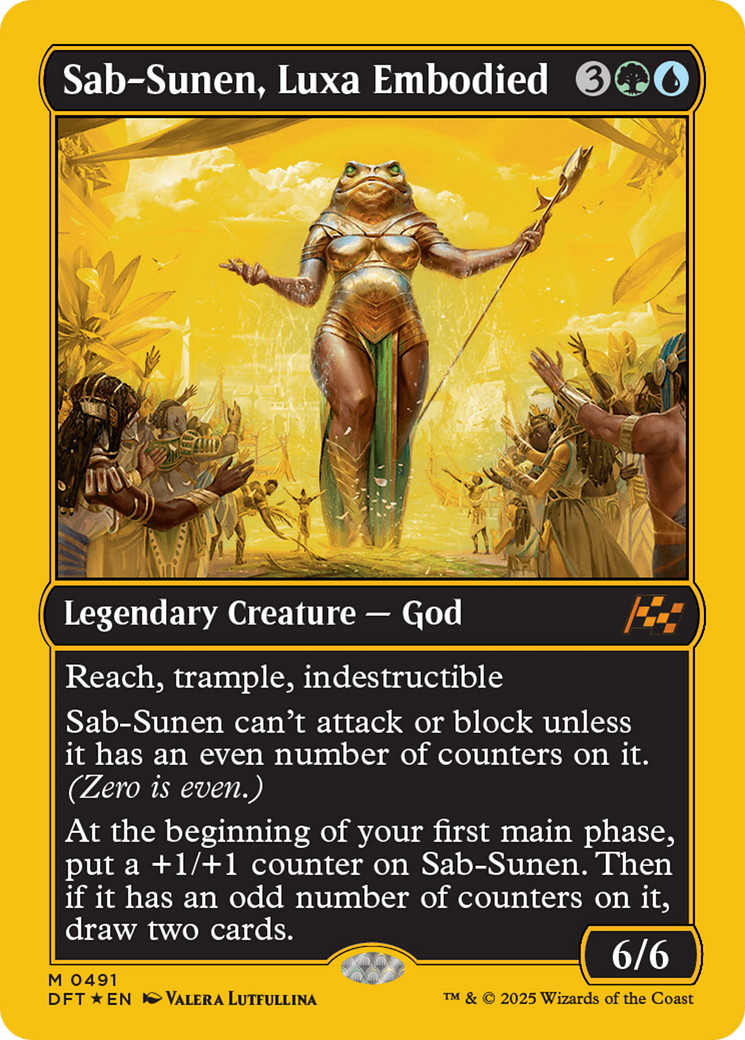 Sab-Sunen, Luxa Embodied (First-Place Foil) [Aetherdrift] | Tabernacle Games