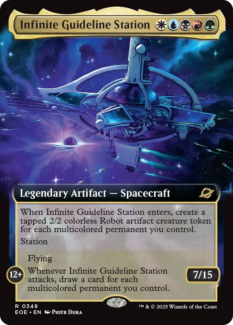 Infinite Guideline Station (Extended Art) [Edge of Eternities] | Tabernacle Games