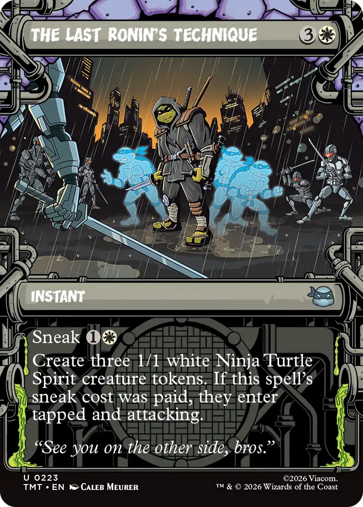 The Last Ronin's Technique (Showcase) [Teenage Mutant Ninja Turtles] | Tabernacle Games