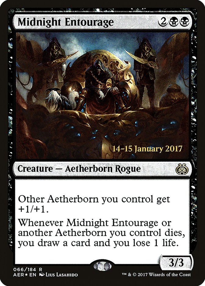 Midnight Entourage [Aether Revolt Prerelease Promos] | Tabernacle Games