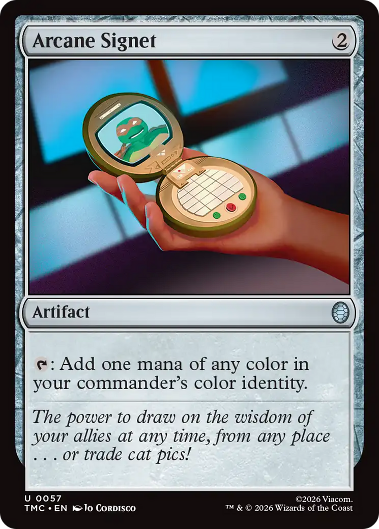 Arcane Signet [Teenage Mutant Ninja Turtles Commander] | Tabernacle Games