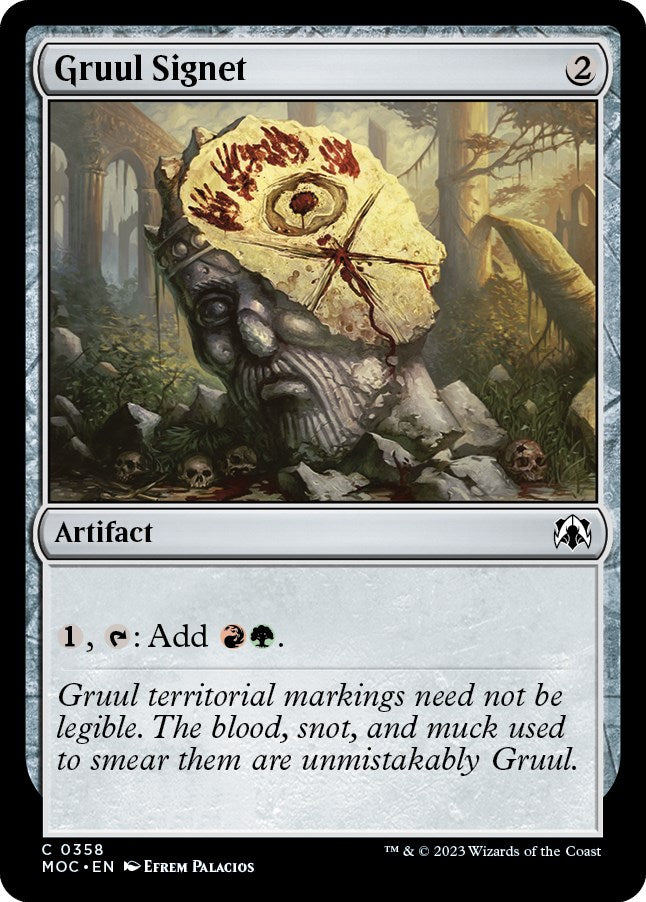 Gruul Signet [March of the Machine Commander] | Tabernacle Games