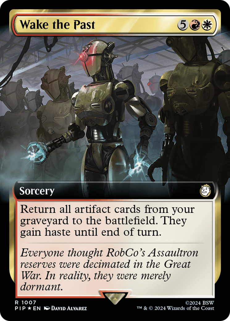 Wake the Past (Extended Art) (Surge Foil) [Fallout] | Tabernacle Games