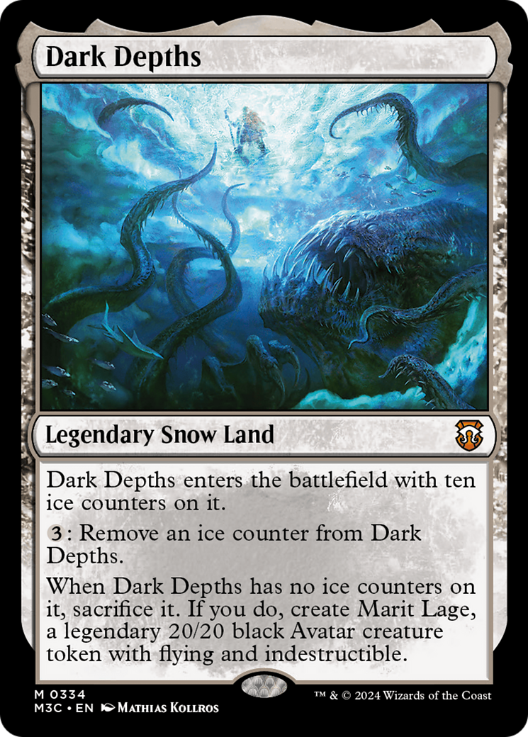 Dark Depths (Ripple Foil) [Modern Horizons 3 Commander] | Tabernacle Games