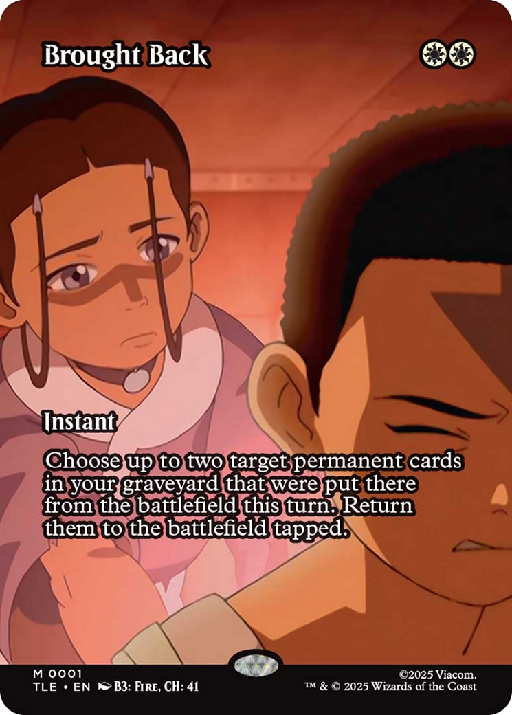 Brought Back (Borderless) [Avatar: The Last Airbender: Eternal-Legal] | Tabernacle Games