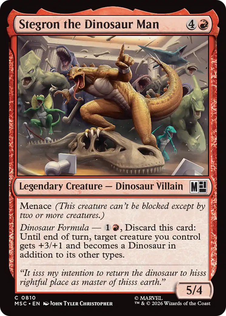 Stegron the Dinosaur Man [Marvel Super Heroes Commander] | Tabernacle Games