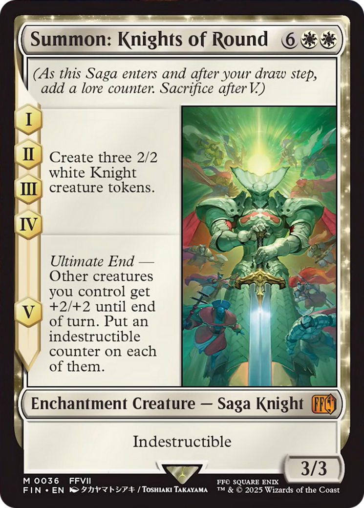 Summon: Knights of Round [FINAL FANTASY] | Tabernacle Games