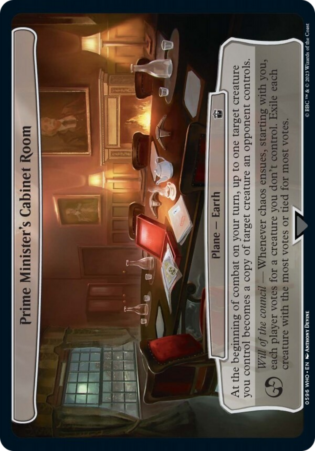Prime Minister's Cabinet Room [Doctor Who] | Tabernacle Games