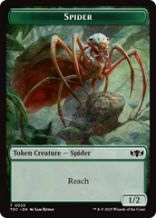 Spider // Bird Double-Sided Token [Tarkir: Dragonstorm Commander Tokens] | Tabernacle Games