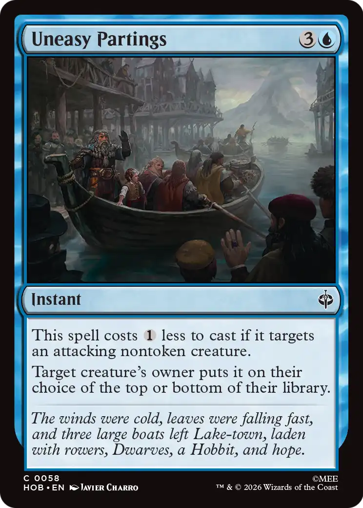 Uneasy Partings [The Hobbit] | Tabernacle Games