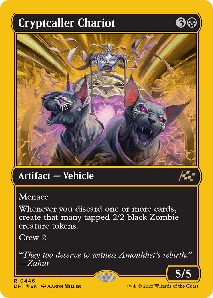 Cryptcaller Chariot (First-Place Foil) [Aetherdrift] | Tabernacle Games