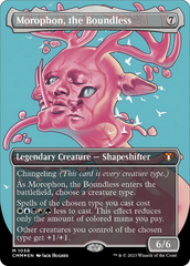 Morophon, the Boundless (Borderless Textured Foil Frame Break) [Commander Masters] | Tabernacle Games