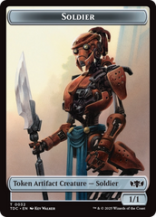 Solider (0032) // Copy Double-Sided Token [Tarkir: Dragonstorm Commander Tokens] | Tabernacle Games