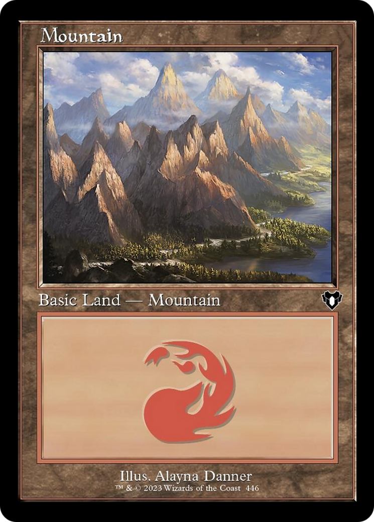 Mountain (446) (Retro) [Commander Masters] | Tabernacle Games