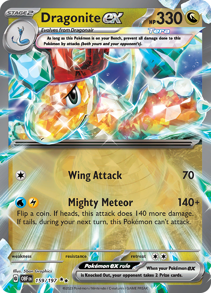 Dragonite ex (159/197) [Scarlet & Violet: Obsidian Flames] | Tabernacle Games