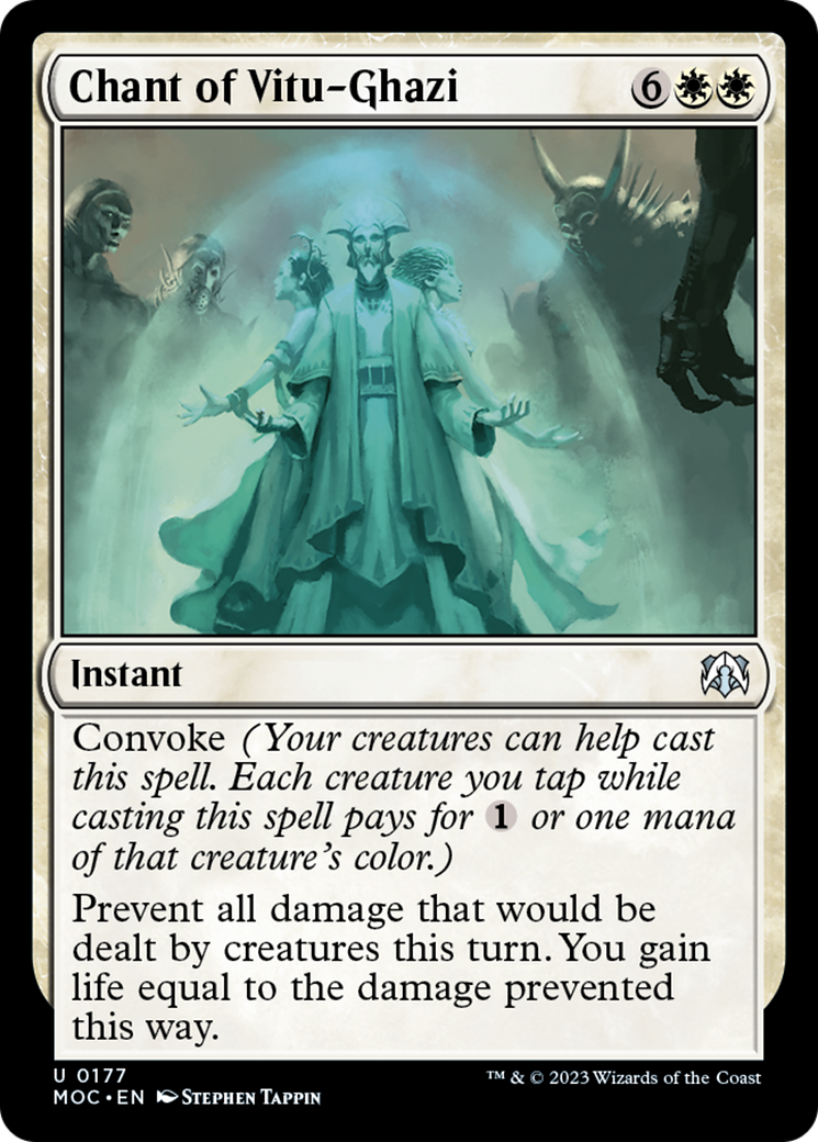 Chant of Vitu-Ghazi [March of the Machine Commander] | Tabernacle Games