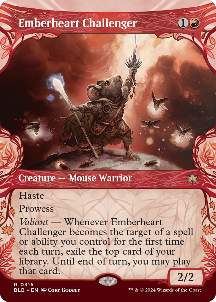 Emberheart Challenger (Showcase) [Bloomburrow] | Tabernacle Games