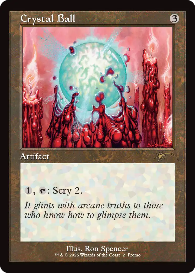 Crystal Ball (Retro Frame) [Wizards Play Network 2026] | Maze of Fitzroy