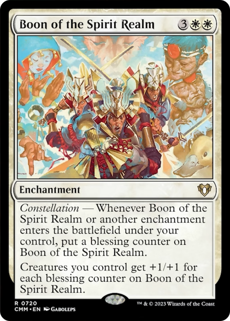 Boon of the Spirit Realm [Commander Masters] | Tabernacle Games