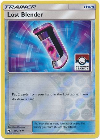 Lost Blender (181/214) (League Promo) [Sun & Moon: Lost Thunder] | Tabernacle Games