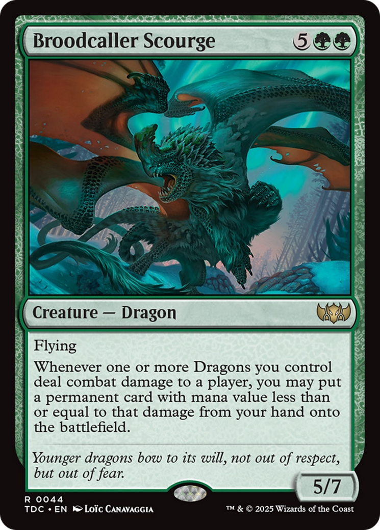 Broodcaller Scourge [Tarkir: Dragonstorm Commander] | Tabernacle Games