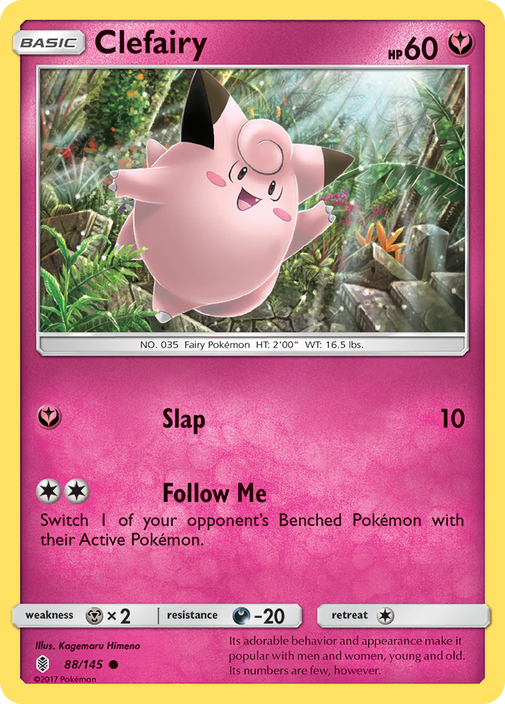 Clefairy (88/145) [Sun & Moon: Guardians Rising] | Tabernacle Games