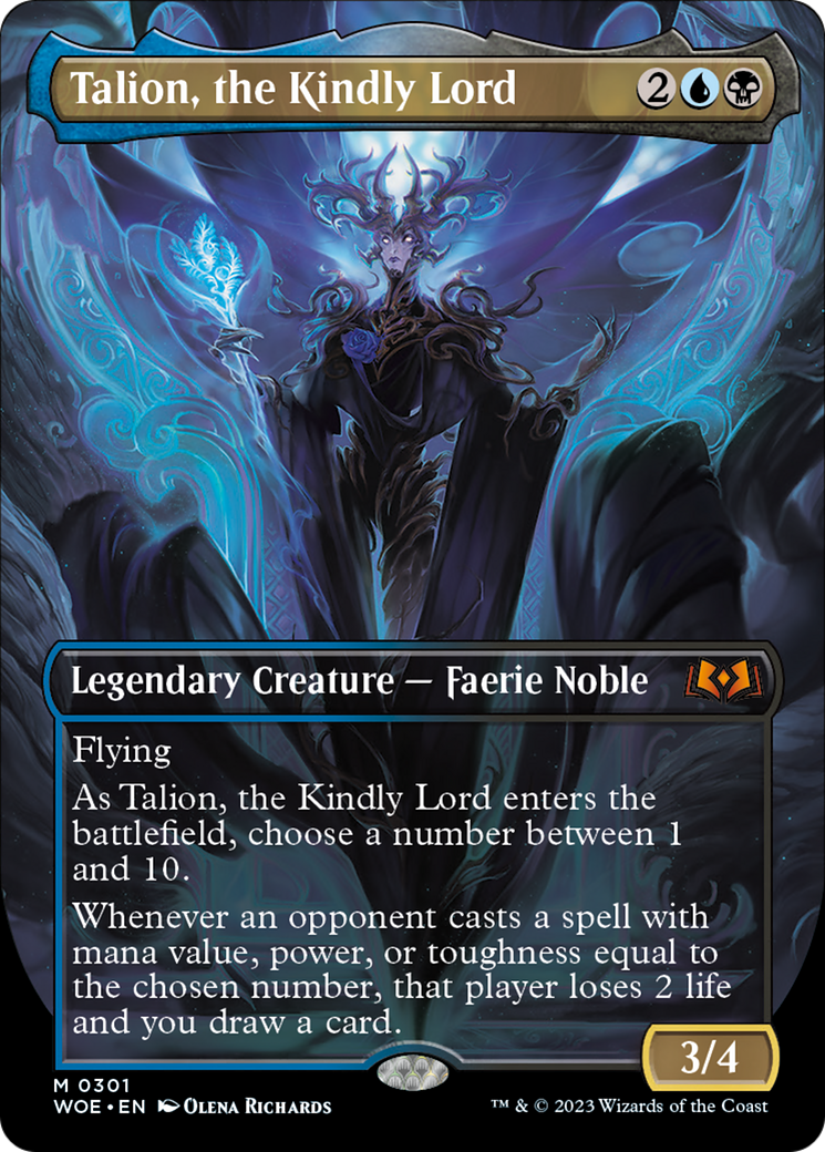 Talion, the Kindly Lord (Borderless Alternate Art) [Wilds of Eldraine] | Tabernacle Games